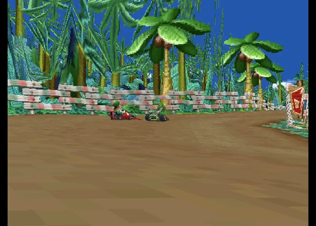 A DS game in portrait, Single screen: only the top screen