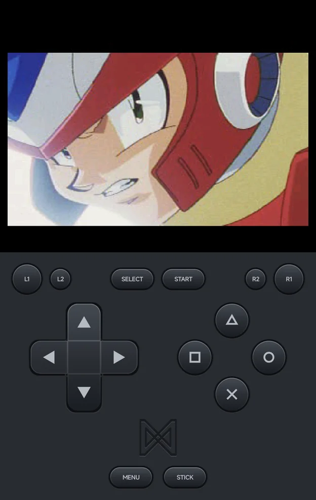 The PlayStation pad with × ○ △ □
