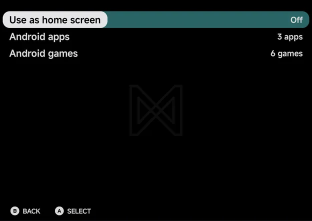 Tools → Settings → Launcher