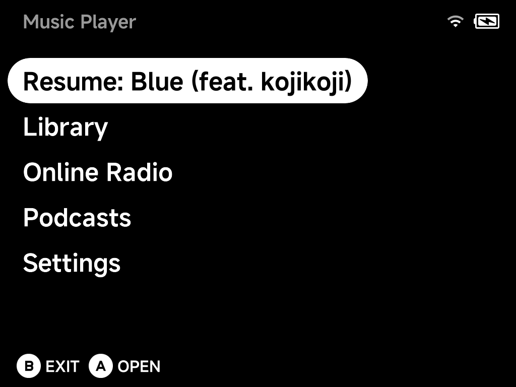 Music Player home
