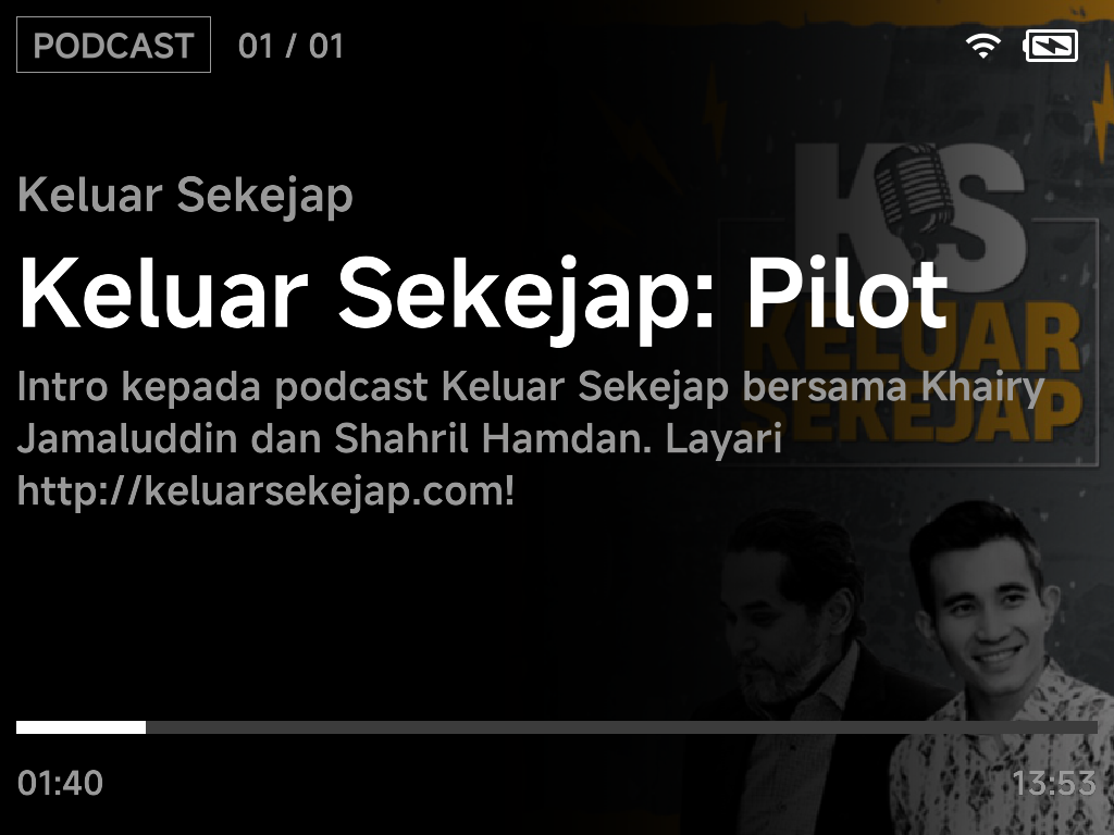 Podcast player