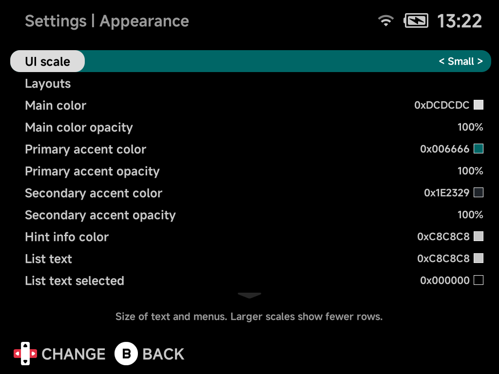 Appearance at Small